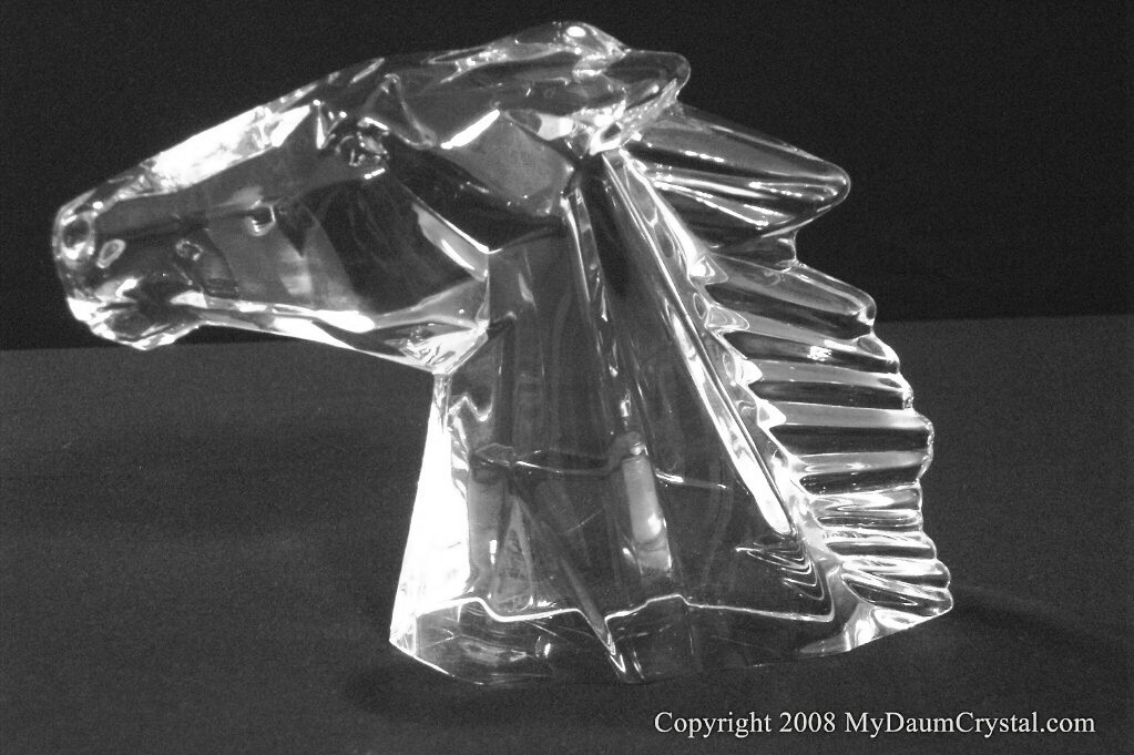 My Daum Crystal Horse Head Family